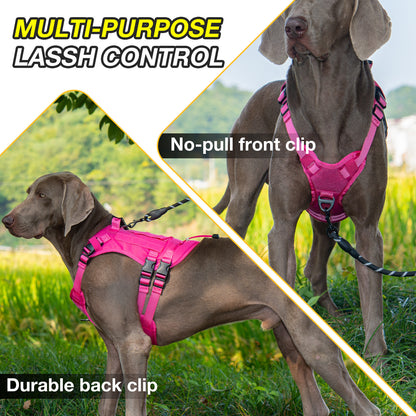 Cross-Border Pet Harness For Medium And Large Dogs, Tactical Traction, Anti-Breakaway, Explosion-Proof Harness, Source Manufacturer, Spot Distribution